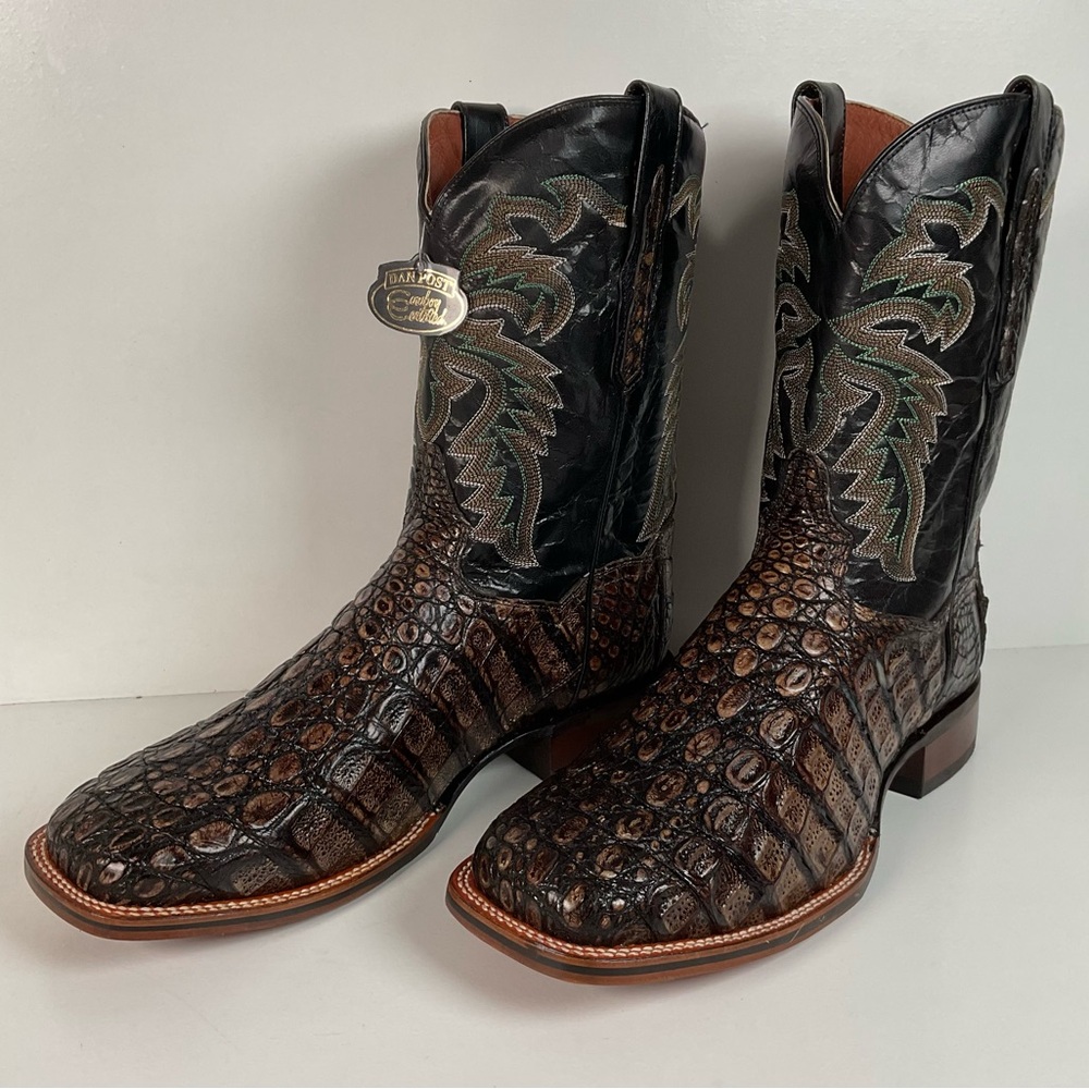 Dan Post Caiman Crocodile Cowboy Boots | Exotic | Retired Model | Men’s 13 EW